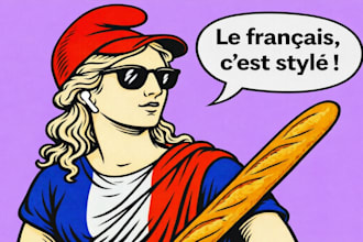 be your native french tutor for conversation and grammar practice