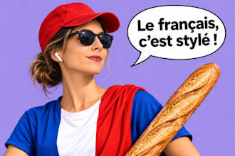 be your native french tutor for conversation and grammar practice