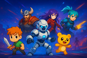 do 2d 3d character unity for online multiplayer mobile pc game development debug