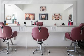 do 3d salon interior design, barber shop, showroom design and retail store
