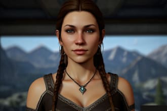 custom 3d content sim4 network character design build mods online game skyrim