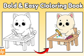 create bold and easy coloring books kids and adults