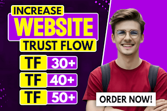 increase majestic trust flow tf 50 plus