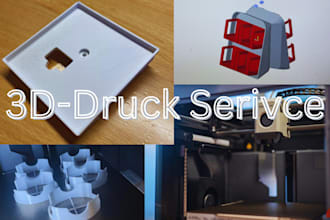 create and 3d print high quality custom parts