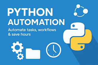 automate repetitive tasks and workflows with python