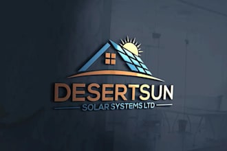 design a modern and professional solar energy logo for your brand