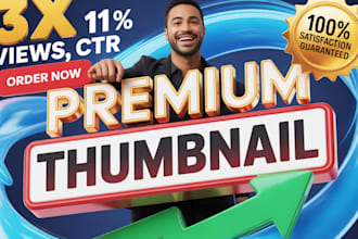 design attractive clickbait youtube thumbnail design