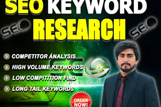 do seo keyword research and competitor analysis