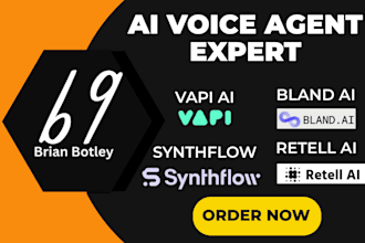 setup and integrate ai voice agents using synthflow, vapi, retell, or bland ai