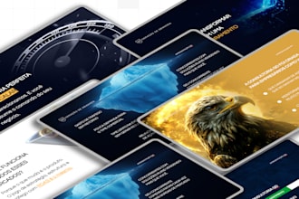 slides presentations in powerpoint, google slides, PDF or canva