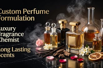 develop custom perfume cologne and fragrance formulation