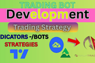 develop trading strategy and indicat0r for quantower, tradingview, tradestation