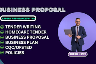 do UK tenders, policies, and business plan, cqc and ofsted registration