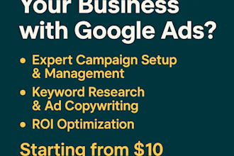 google ads setup, audit, and optimization