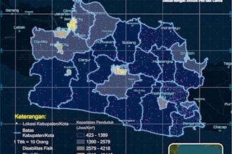 create creative map layouts and provide spatial analysis services