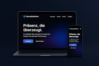 create a full website