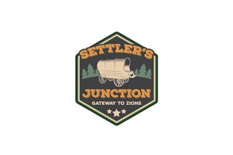 design super existing logo for settlers junction rv resort