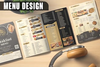 design professional restaurant menu design