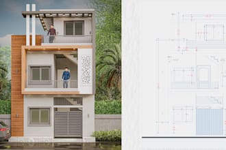 create bim model with architecture, structure  boq in revit