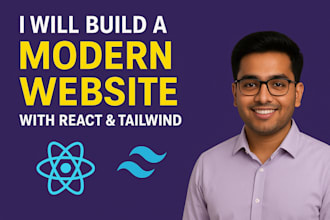 create a modern responsive business website using react and tailwind CSS