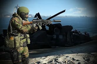 develop custom mods and maps for cs2  skyrim fallout4, gmod ,and arma 3 3d model
