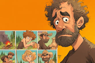 do comic book illustration graphic novel cartoon comic