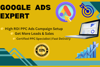 manage google ads PPC ads campaign for sales and traffics