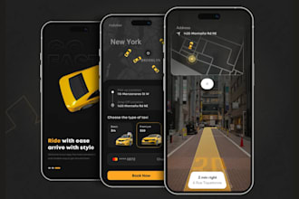 develop highend taxi booking app, ride hailing, uber like, cab booking app