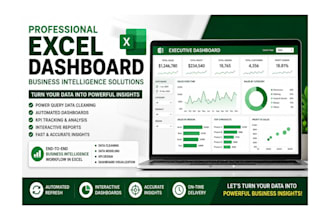 create interactive excel dashboards and data visualizations