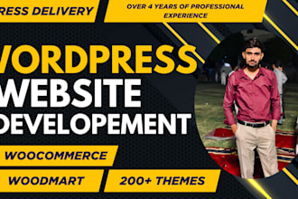 wordpress website development, clone,design, redesign wordpress website,woodmart