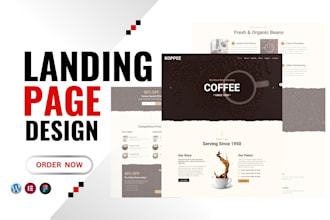 design a responsive wordpress landing page