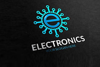 design electronics logo for you with my own creativity