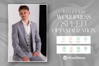 do wordpress website speed optimization, improve page speed