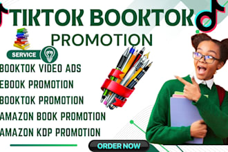 do booktok book ebook marketing amazon kdp promotion tiktok tik tok book video