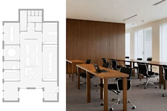 design professional office, workspace design in 2d and 3d