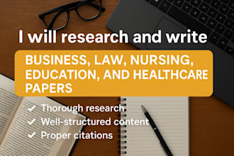 research business, law, nursing, education, healthcare ppt