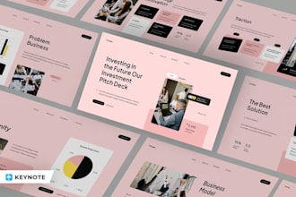 do modern business powerpoint presentation and investor pitch deck in 24 hours
