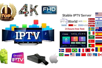 setup fast and reliable iptv reseller panel with unlimited, iptv admin panel