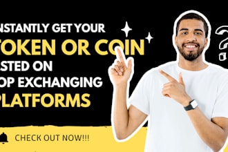 fast listing, coin listing, token listing, coinmarketcap, coingecko, ico listing