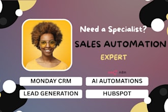 generate leads to crm using n8n and automate sales processes monday crm hubspot