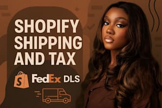 setup shopify shipping and tax, taxes and duties, fix shipping shopify VA