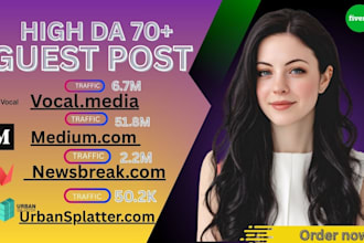 publish guest post backlinks on vocal media,newsbreak,medium