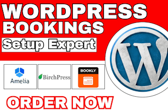 setup wordpress booking amelia bookly latepoint birchpress booked bookingpress