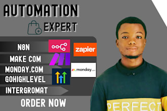 make com n8n automation zapier integration vapi ai ghl monday crm clickup IFTTT