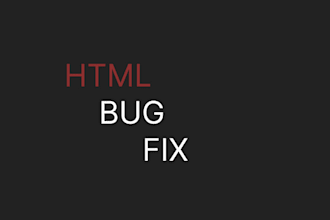 fix any html bug