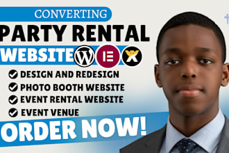 party rental website event rental party photo booth website