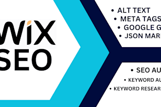 do wix SEO optimization onpage and ecommerce marketting