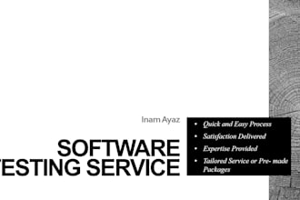 expertly carry out software testing