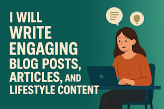 write engaging blog posts and educational articles