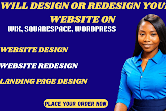 build a responsive wix website or redesign your existing site